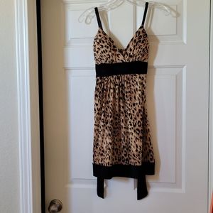 Leopard Print Mini Dress